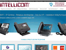 Tablet Screenshot of intellicom.fr